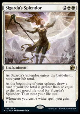 Sigarda's Splendor (Promo Pack) [Innistrad: Midnight Hunt Promos] | Good Games Cannington