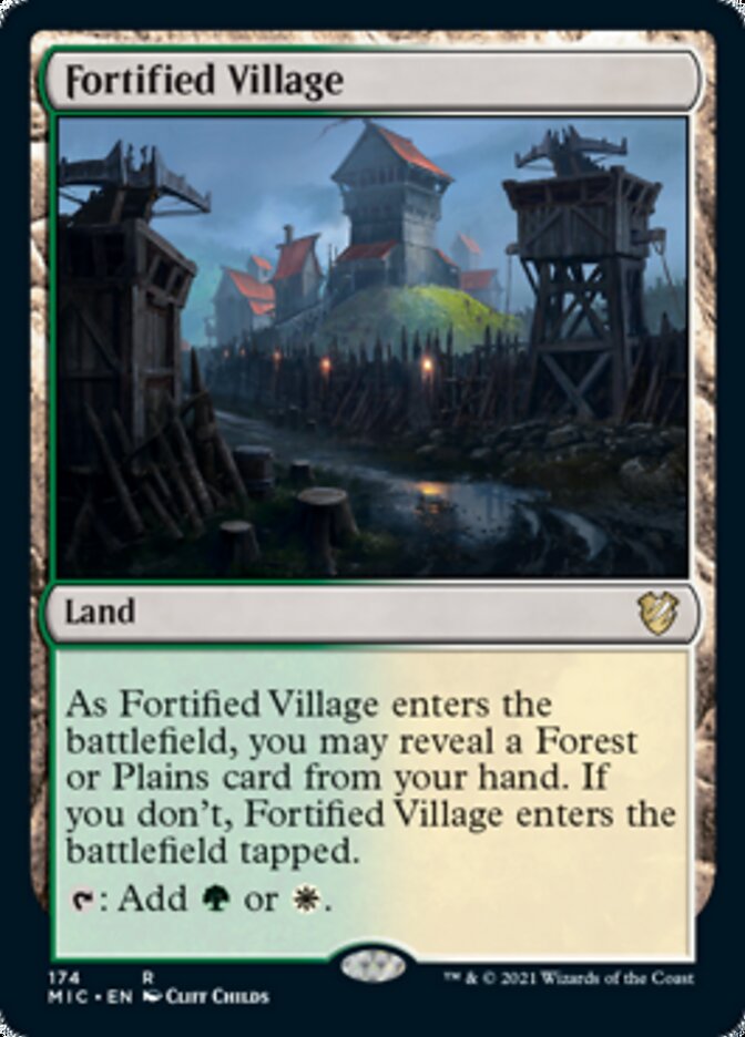 Fortified Village [Innistrad: Midnight Hunt Commander] | Good Games Cannington