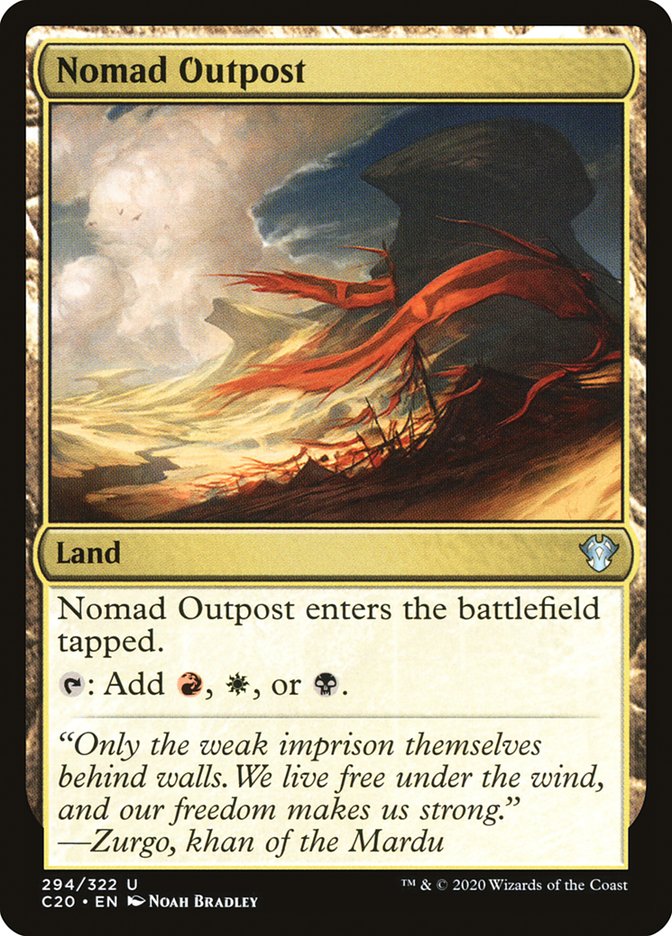 Nomad Outpost [Commander 2020] | Good Games Cannington