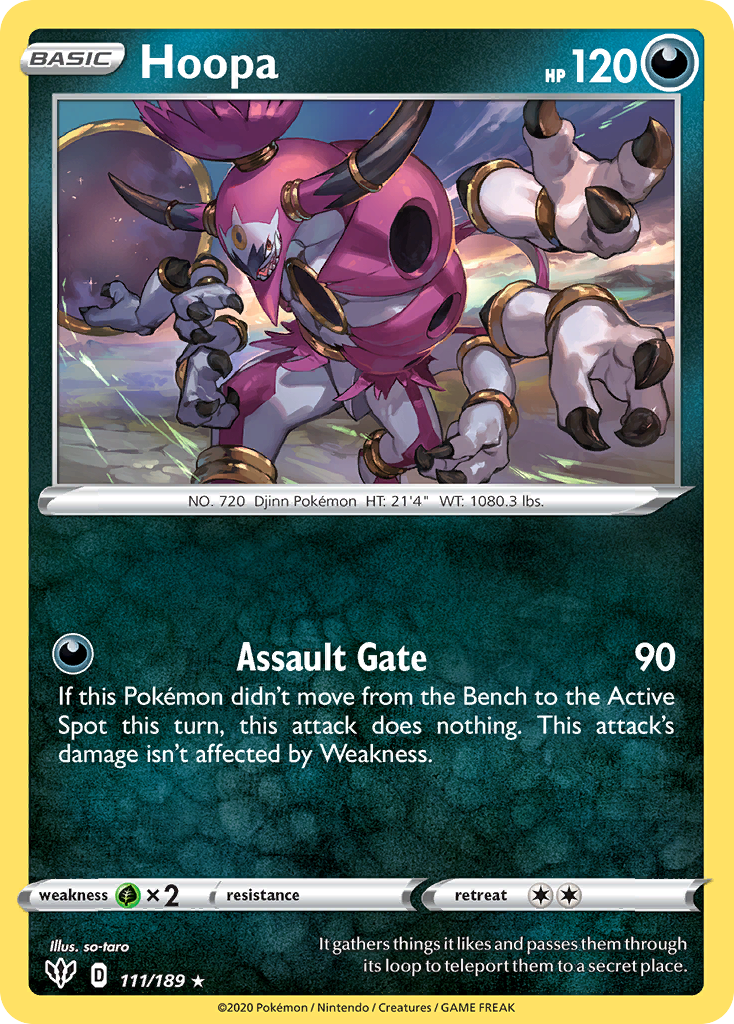 Hoopa (111/189) [Sword & Shield: Darkness Ablaze] | Good Games Cannington