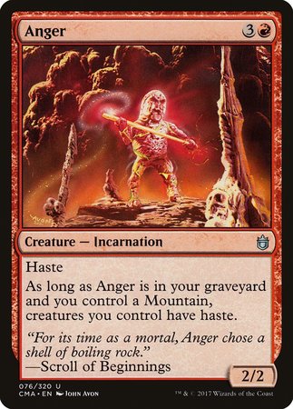 Anger [Commander Anthology] | Good Games Cannington