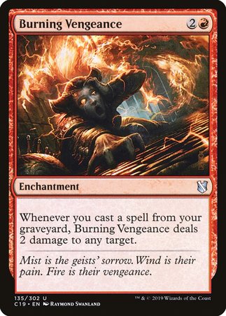 Burning Vengeance [Commander 2019] | Good Games Cannington