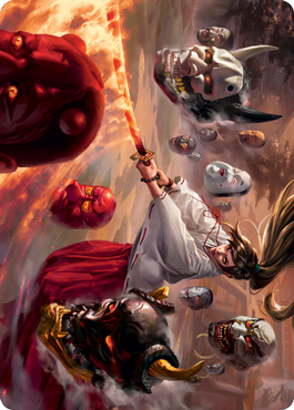 Unquenchable Fury Art Card [Kamigawa: Neon Dynasty Art Series] | Good Games Cannington