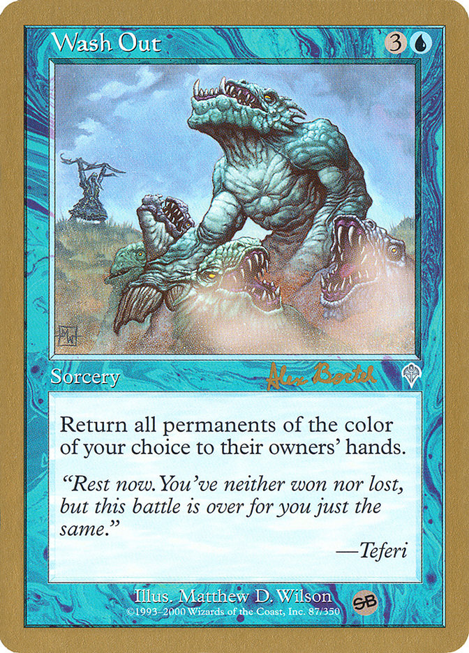 Wash Out (Alex Borteh) (SB) [World Championship Decks 2001] | Good Games Cannington