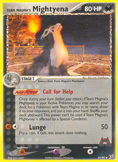 Team Magma's Mightyena (37/95) [EX: Team Magma vs Team Aqua] | Good Games Cannington