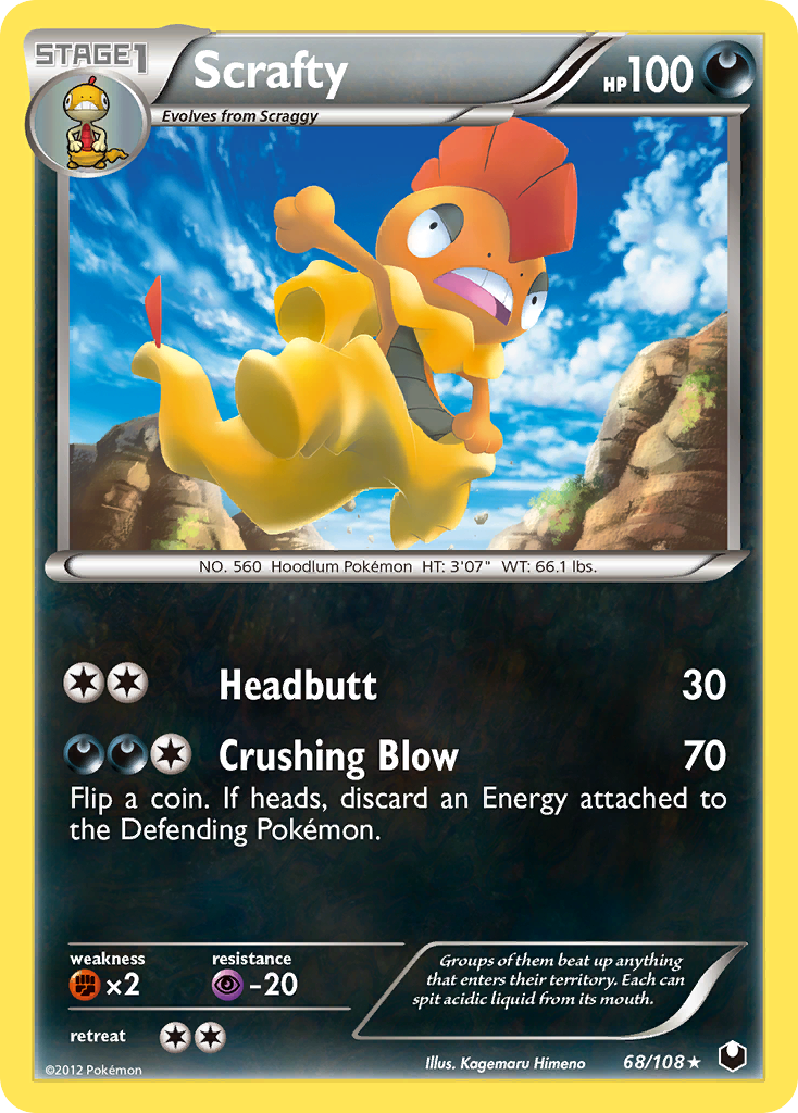Scrafty (68/108) [Black & White: Dark Explorers] | Good Games Cannington