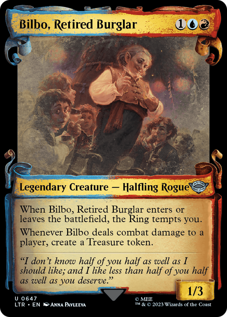 Bilbo, Retired Burglar [The Lord of the Rings: Tales of Middle-Earth Showcase Scrolls] | Good Games Cannington