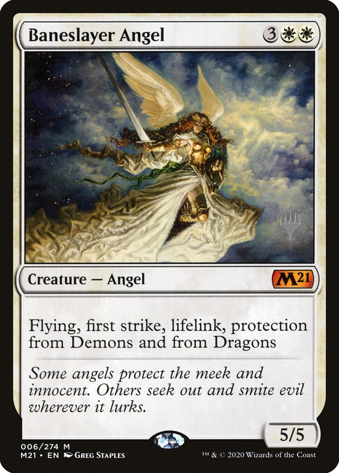 Baneslayer Angel (Promo Pack) [Core Set 2021 Promos] | Good Games Cannington