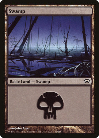 Swamp (142) [Planechase 2012] | Good Games Cannington