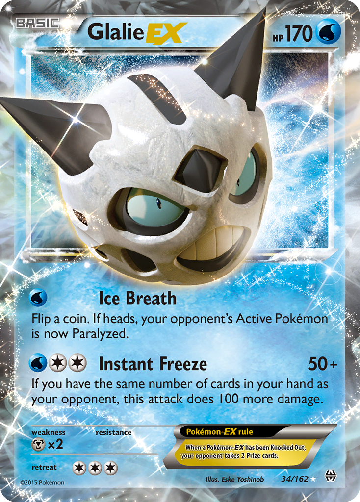 Glalie EX (34/162) [XY: BREAKthrough] | Good Games Cannington