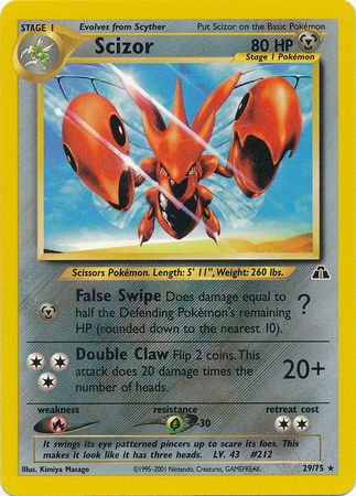 Scizor (29/75) [Neo Discovery Unlimited] | Good Games Cannington