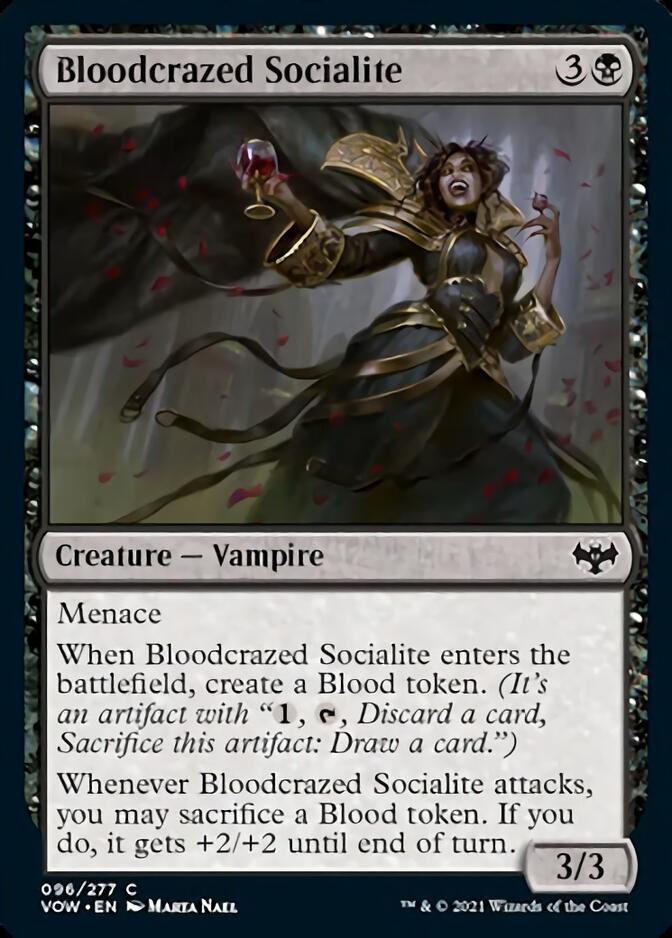 Bloodcrazed Socialite [Innistrad: Crimson Vow] | Good Games Cannington