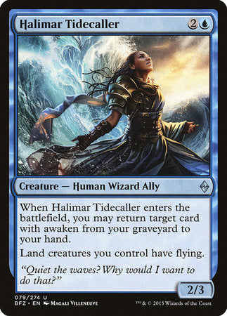 Halimar Tidecaller [Battle for Zendikar] | Good Games Cannington