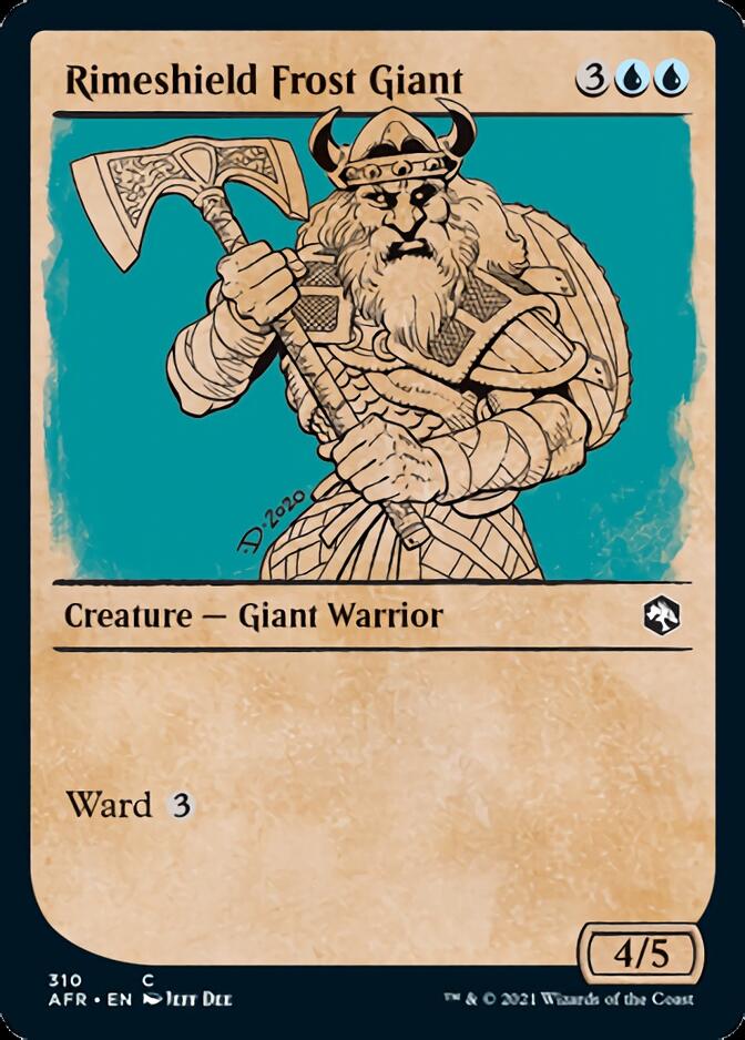 Rimeshield Frost Giant (Showcase) [Dungeons & Dragons: Adventures in the Forgotten Realms] | Good Games Cannington