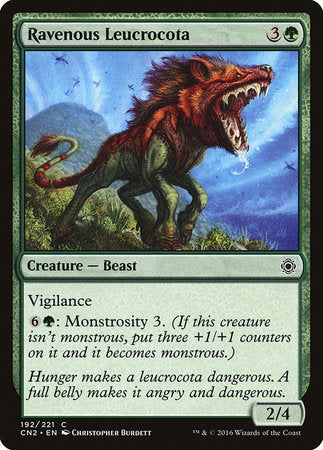 Ravenous Leucrocota [Conspiracy: Take the Crown] | Good Games Cannington