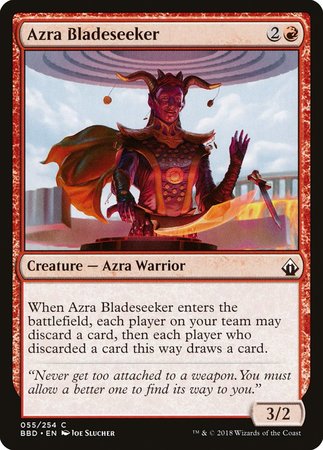 Azra Bladeseeker [Battlebond] | Good Games Cannington
