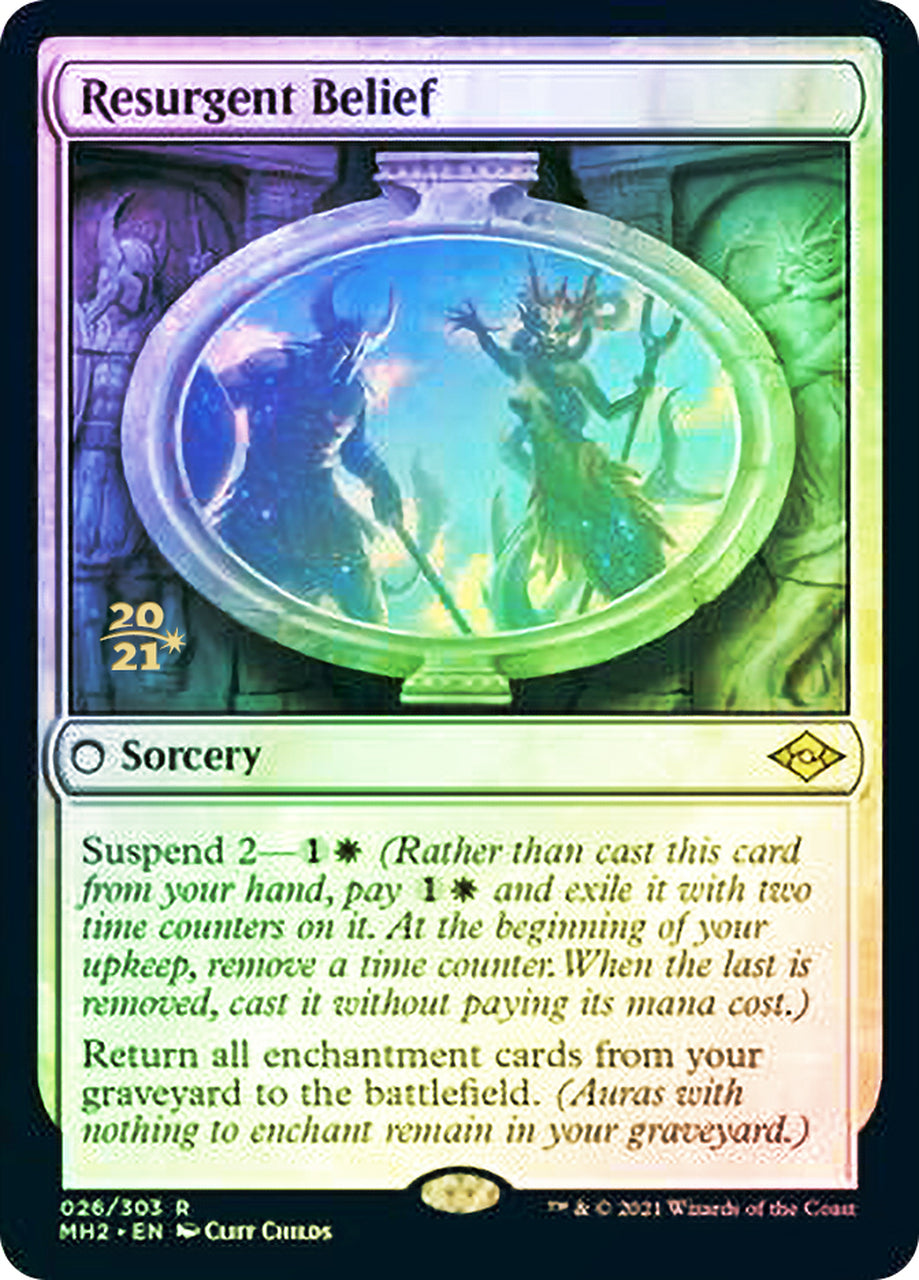 Resurgent Belief [Modern Horizons 2 Prerelease Promos] | Good Games Cannington