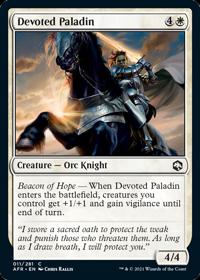 Devoted Paladin [Dungeons & Dragons: Adventures in the Forgotten Realms] | Good Games Cannington