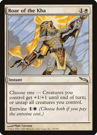 Roar of the Kha [Mirrodin] | Good Games Cannington