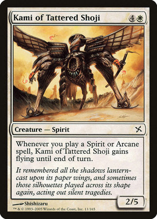 Kami of Tattered Shoji [Betrayers of Kamigawa] | Good Games Cannington