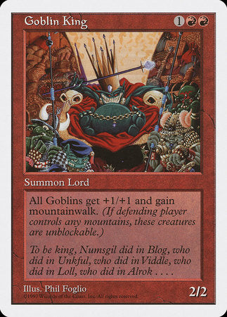 Goblin King [Fifth Edition] | Good Games Cannington