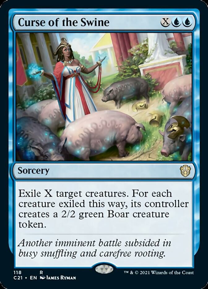 Curse of the Swine [Commander 2021] | Good Games Cannington