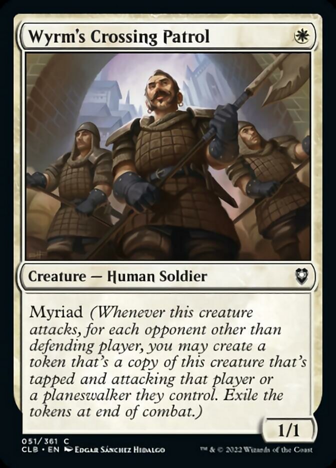 Wyrm's Crossing Patrol [Commander Legends: Battle for Baldur's Gate] | Good Games Cannington