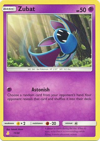 Zubat (11/30) [Sun & Moon: Trainer Kit - Alolan Raichu] | Good Games Cannington