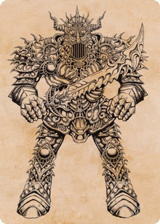 Iron Golem (Showcase) Art Card [Dungeons & Dragons: Adventures in the Forgotten Realms Art Series] | Good Games Cannington