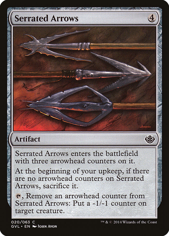 Serrated Arrows (Garruk vs. Liliana) [Duel Decks Anthology] | Good Games Cannington