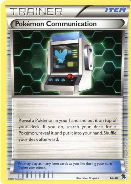 Pokemon Communication (18/30) [Black & White: Trainer Kit - Zoroark] | Good Games Cannington