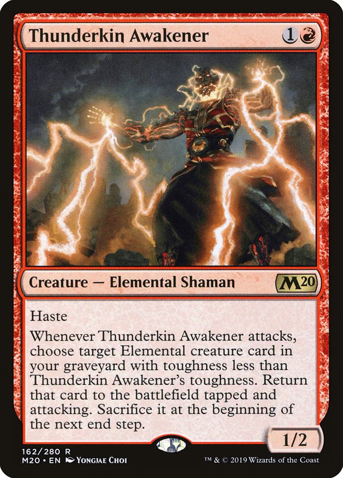Thunderkin Awakener [Core Set 2020] | Good Games Cannington