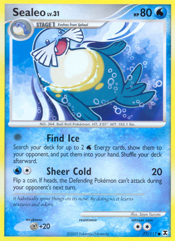 Sealeo (77/111) [Platinum: Rising Rivals] | Good Games Cannington