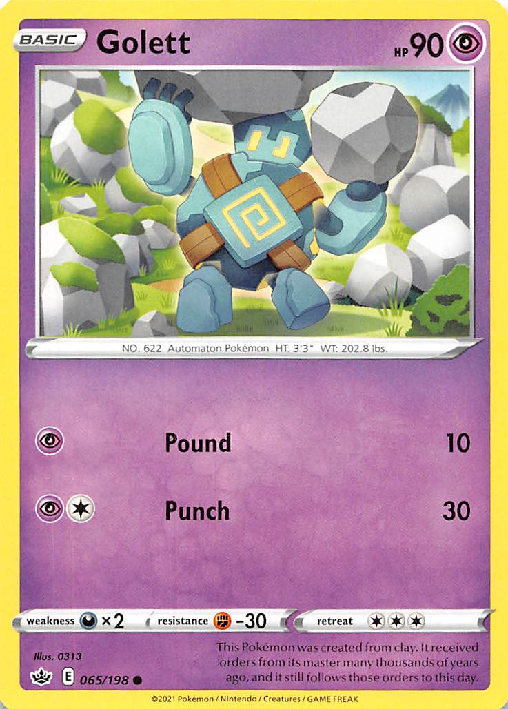 Golett (065/198) [Sword & Shield: Chilling Reign] | Good Games Cannington
