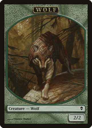 Wolf Token [Zendikar Tokens] | Good Games Cannington