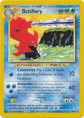 Octillery (34/64) [Neo Revelation Unlimited] | Good Games Cannington