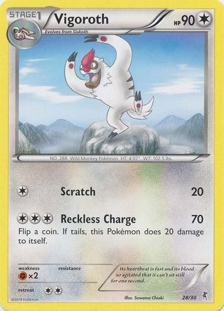 Vigoroth (28/30) [XY: Trainer Kit 1 - Bisharp] | Good Games Cannington