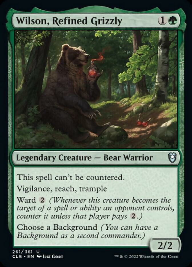 Wilson, Refined Grizzly [Commander Legends: Battle for Baldur's Gate] | Good Games Cannington