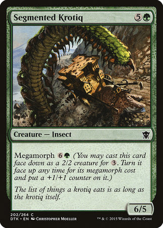 Segmented Krotiq [Dragons of Tarkir] | Good Games Cannington