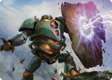 Walking Bulwark Art Card [Dominaria United Art Series] | Good Games Cannington