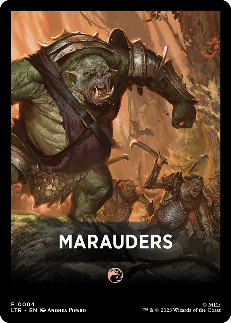 Marauders Theme Card [The Lord of the Rings: Tales of Middle-Earth Tokens] | Good Games Cannington