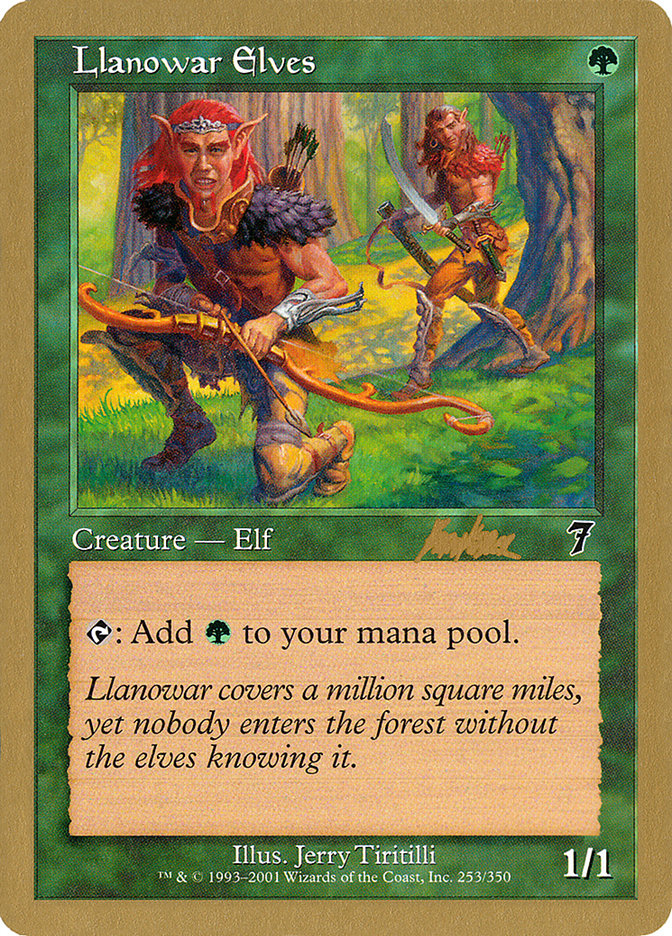 Llanowar Elves (Brian Kibler) [World Championship Decks 2002] | Good Games Cannington