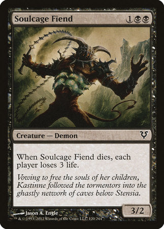 Soulcage Fiend [Avacyn Restored] | Good Games Cannington