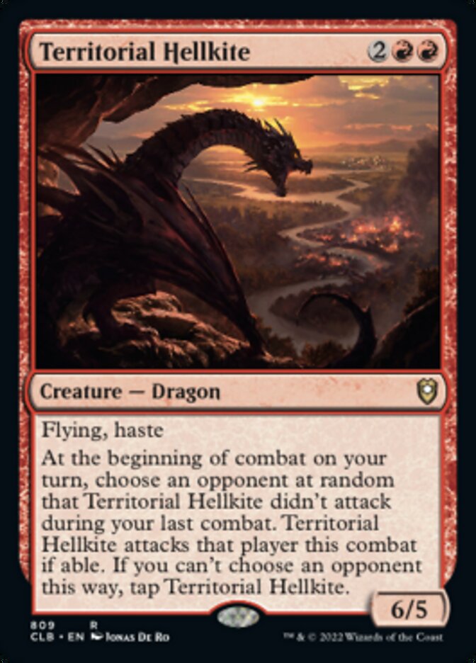Territorial Hellkite [Commander Legends: Battle for Baldur's Gate] | Good Games Cannington