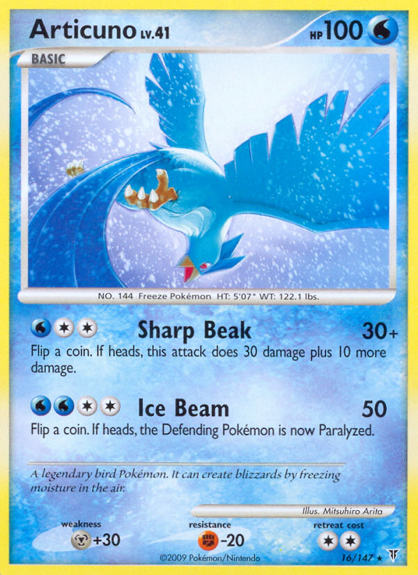 Articuno (16/147) [Platinum: Supreme Victors] | Good Games Cannington
