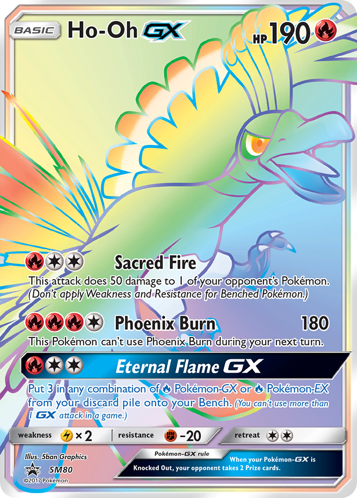 Ho-Oh GX (SM80) [Sun & Moon: Black Star Promos] | Good Games Cannington