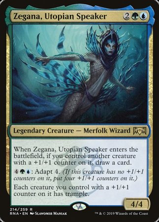 Zegana, Utopian Speaker [Ravnica Allegiance] | Good Games Cannington