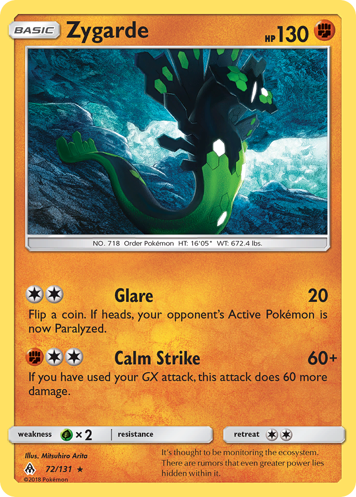 Zygarde (72/131) [Sun & Moon: Forbidden Light] | Good Games Cannington