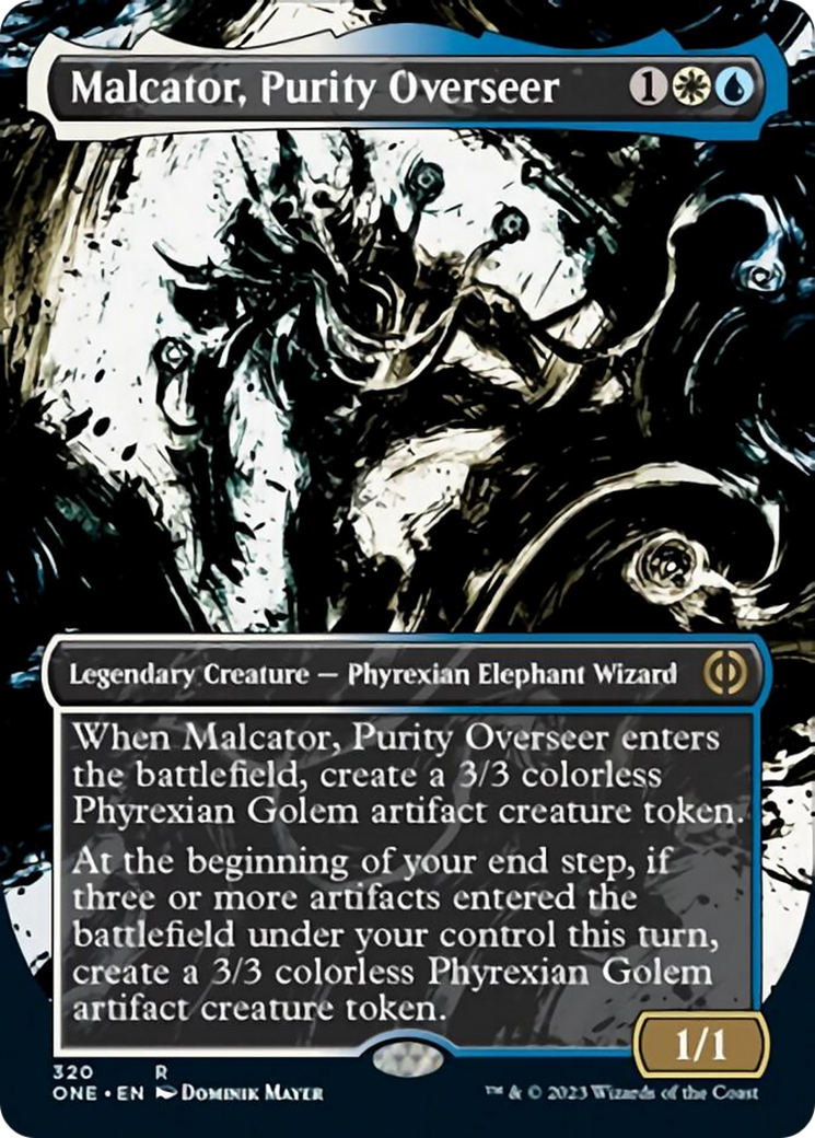 Malcator, Purity Overseer (Borderless Ichor) [Phyrexia: All Will Be One] | Good Games Cannington