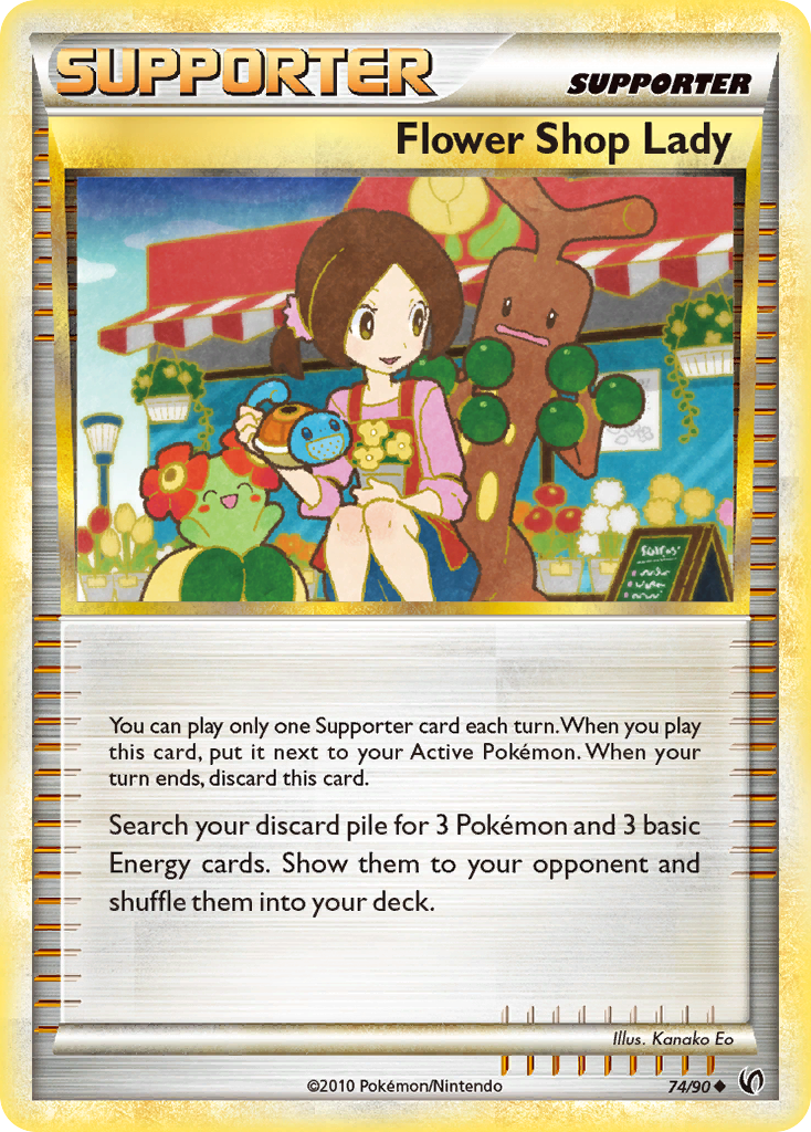 Flower Shop Lady (74/90) [HeartGold & SoulSilver: Undaunted] | Good Games Cannington